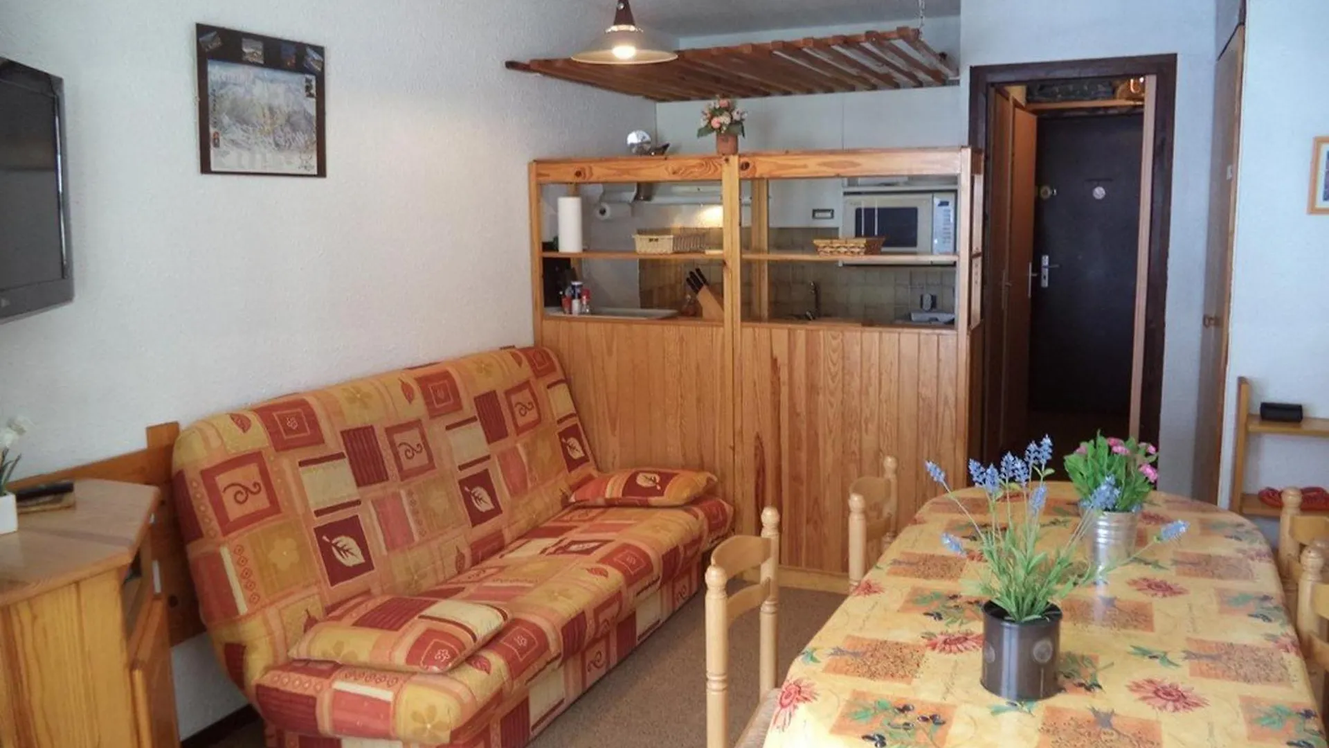 Studio 4 Personnes Au Coeur Des Orres 1650 Avec Acces Direct Aux Pistes Et Commerces - Fr-1-322-553 Les Orres Daire